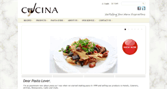 Desktop Screenshot of cucinafoods.co.nz